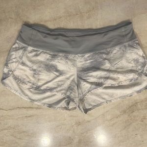lululemon speed short 2.5”, size 10